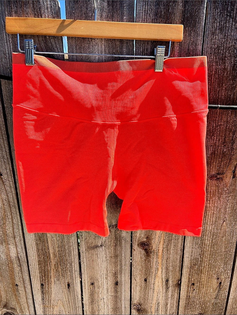 JoyLab Women's Orange Bike Shorts Size XXL Like New